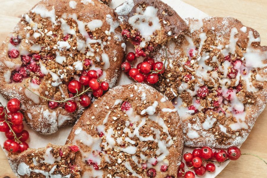Rezept für Johannisbeer Streuseltaler