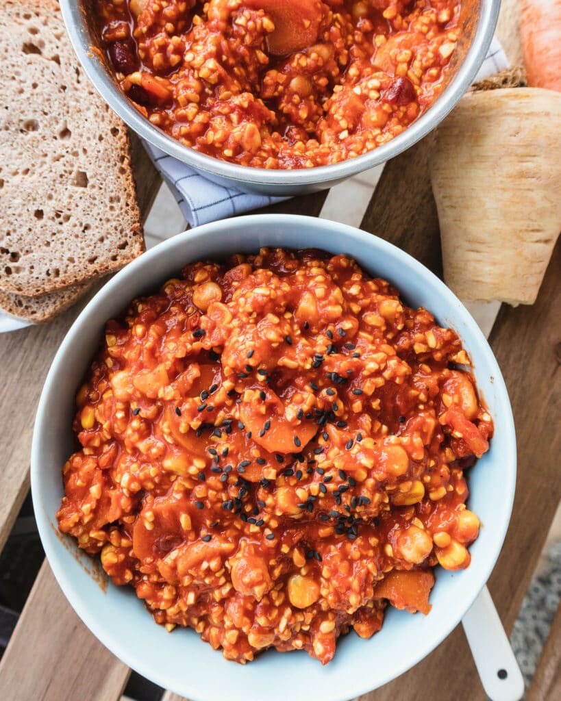 Chili sin Carne Rezept vegan