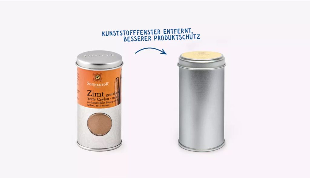 Gewürzedose von Sonnentor jetzt ohne Kunststoff