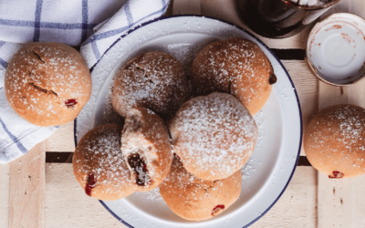 Krapfen aus dem Backofen