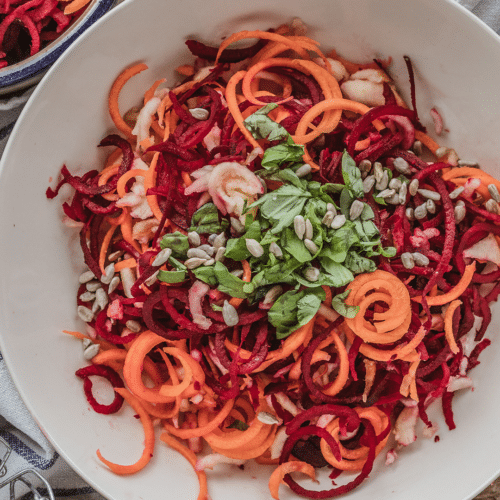 Rezept für Rote Bete Rohkostsalat