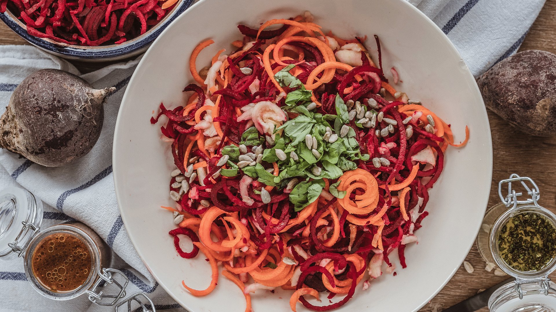Rezept für Rote Bete Rohkostsalat