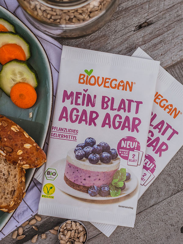 Blatt Agar Agar: vegane Blatt Gelatine Alternative